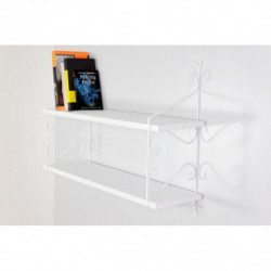 Estante de pared Seramoni 2 blanco Practica Hogar