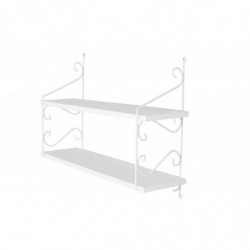 Estante de pared Seramoni 2 blanco Practica Hogar
