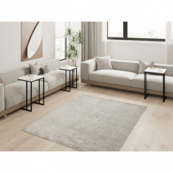Set mesas de café (3 piezas) Venedik blanco negro Practica Hogar