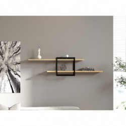 Estante de pared Mone roble zafiro Practica Hogar