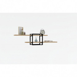 Estante de pared Mone roble zafiro Practica Hogar