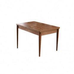 Mesa de comedor extensible Ahshap Kelebek-1231 nogal Practica Hogar