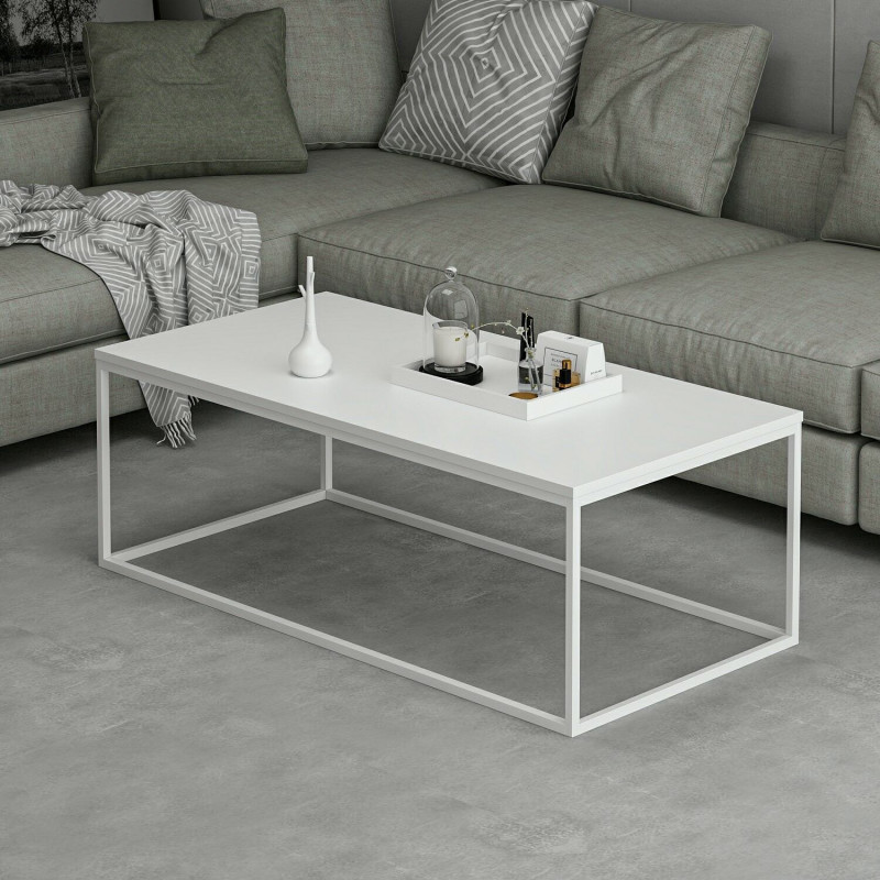 Mesa de centro Tiger blanco Practica Hogar Mesa de centro Tiger blanco Practica Hogar