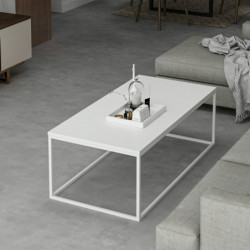 Mesa de centro Tiger blanco Practica Hogar