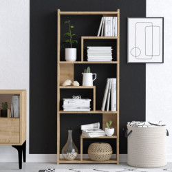 Librería Megg roble Practica Hogar