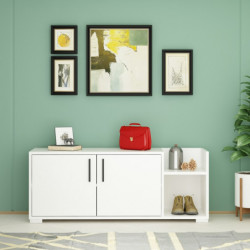 Zapatero Sunrise Blanco Practica Hogar
