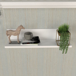 Estante de pared Novella K5 blanco Practica Hogar
