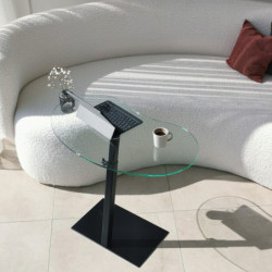 Mesa de centro Fagioli negro Practica Hogar