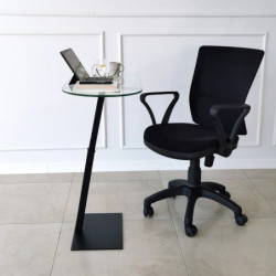Mesa de centro Ovale Lungo negro Practica Hogar