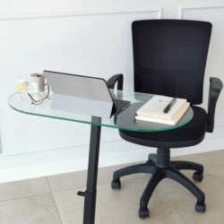 Mesa de centro Ovale Lungo negro Practica Hogar