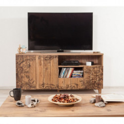 Mueble TV Marina Mila-757 pino atlántico Practica Hogar