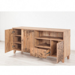 Mueble TV Marina Mila-757 pino atlántico Practica Hogar