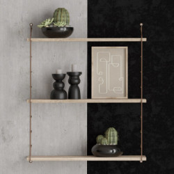 Estante de pared Armoni 3 marrón Practica Hogar