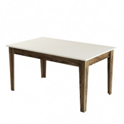 Conjunto de muebles de salón Milan 525 crema nogal Practica Hogar