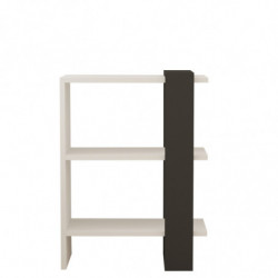 Librería Funda antracita blanco Practica Hogar