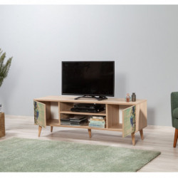 Mueble TV Truva-727 sonoma roble Practica Hogar