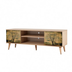 Mueble TV Truva-729 sonoma roble Practica Hogar