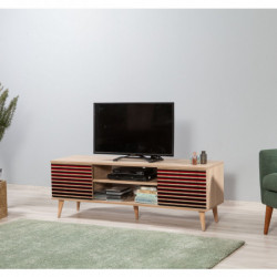Mueble TV Truva-221 sonoma roble Practica Hogar