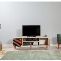 Mueble TV Truva-221 sonoma roble Practica Hogar