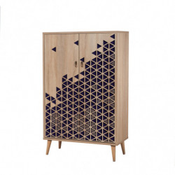 Mueble auxiliar MultiBox 123 sonoma roble Practica Hogar