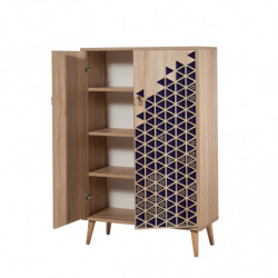 Mueble auxiliar MultiBox 123 sonoma roble Practica Hogar