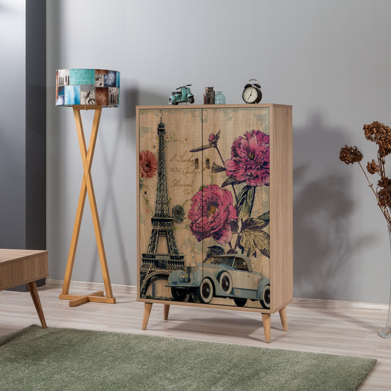 Mueble auxiliar MultiBox 733 sonoma roble Practica Hogar Mueble auxiliar MultiBox 733 sonoma roble Practica Hogar
