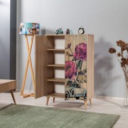 Mueble auxiliar MultiBox 733 sonoma roble Practica Hogar
