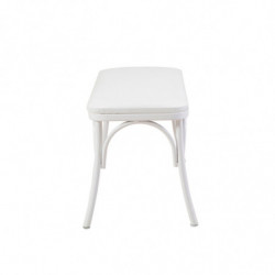 Set mesa comedor extensible y sillas (6 piezas) Oliver blanco Practica Hogar