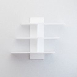 Estante de pared Lale blanco Practica Hogar