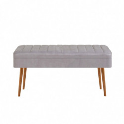 Set mesa comedor extensible y sillas (5 piezas) Vina 0701-4 pino atlántico gris Practica Hogar