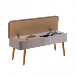 Set mesa comedor extensible y sillas (5 piezas) Vina 0701-4 pino atlántico gris Practica Hogar