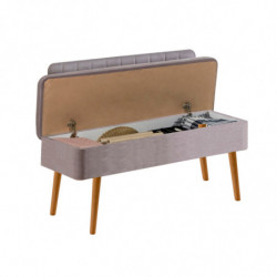 Set mesa comedor extensible y sillas (5 piezas) Vina 0701-4 pino atlántico gris Practica Hogar