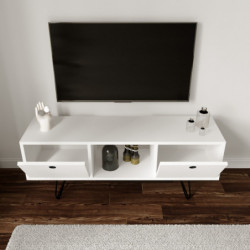 Mueble TV Yaren-L3024 blanco Practica Hogar