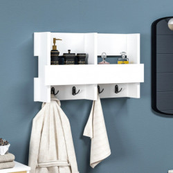 Gancho de pared Wink Blanco Practica Hogar