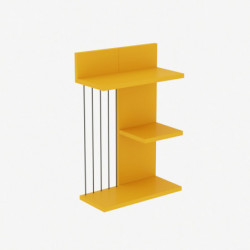 Estante de pared Kınık amarillo Practica Hogar