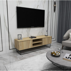 Mueble TV Escape 140 negro fieltro Practica Hogar
