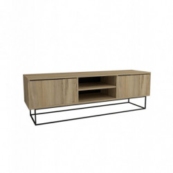 Mueble TV Escape 140 negro fieltro Practica Hogar