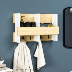 Gancho de pared Wink Roble Zafiro Blanco Practica Hogar