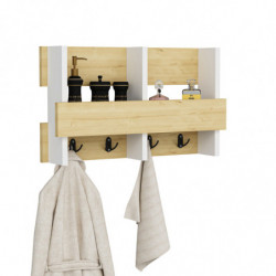 Gancho de pared Wink Roble Zafiro Blanco Practica Hogar