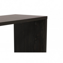 Mueble TV Zig Zag marron oscuro Practica Hogar