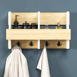 Gancho de pared Wink Roble Zafiro Blanco Practica Hogar