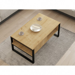 Mesa de centro Devon Orta roble zafiro Practica Hogar