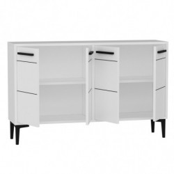 Mueble TV Stria Blanco Practica Hogar