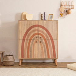 Mueble auxiliar Multilüx iris multicolor Practica Hogar