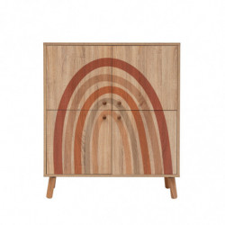 Mueble auxiliar Multilüx iris multicolor Practica Hogar