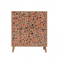 Mueble auxiliar Multilüx Pebble multicolor Practica Hogar
