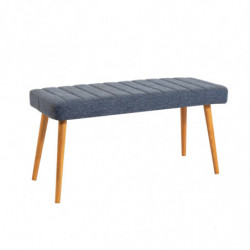 Set mesa comedor extensible y sillas (6 piezas) Santiago roble azul oscuro Practica Hogar