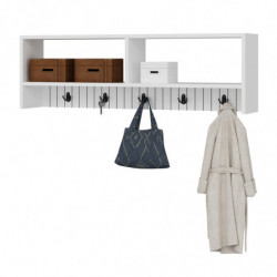 Gancho de pared Sarandon Blanco Practica Hogar