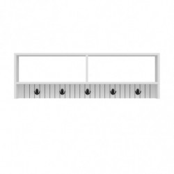 Gancho de pared Sarandon Blanco Practica Hogar