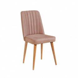 Set mesa comedor extensible y sillas (6 piezas) Santiago Atlantic pino atlántico blanco piedra Practica Hogar